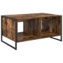 Mesa de Café Roble Humo 80 x 50 x 40 cm Madera contrachapada en Mesas de centro | Comprar online en Foro24