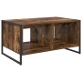 Mesa de Café Roble Humo 80 x 50 x 40 cm Madera contrachapada en Mesas de centro | Comprar online en Foro24