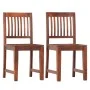 Dining chairs 2 units solid mango wood by , dining chairs - Ref: Foro24-286251, Price: 140,00 €, Discount: %