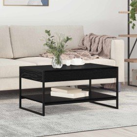 Mesa de Café Roble Negro 80 x 50 x 40 cm Madera contrachapada en Mesas de centro | Comprar online en Foro24