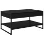 Mesa de Café Roble Negro 80 x 50 x 40 cm Madera contrachapada en Mesas de centro | Comprar online en Foro24