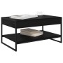 Mesa de Café Roble Negro 80 x 50 x 40 cm Madera contrachapada en Mesas de centro | Comprar online en Foro24