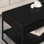 Mesa de Café Roble Negro 80 x 50 x 40 cm Madera contrachapada en Mesas de centro | Comprar online en Foro24