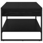 Mesa de Café Roble Negro 80 x 50 x 40 cm Madera contrachapada en Mesas de centro | Comprar online en Foro24