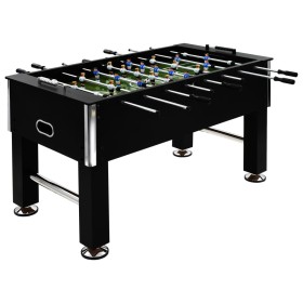 Steel foosball table 60 kg 140x74.5x87.5 cm black by vidaXL, Foosball tables - Ref: Foro24-91438, Price: 364,42 €, Discount: %
