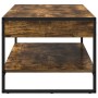 Mesa de Café Roble Humo 80 x 50 x 40 cm Madera contrachapada en Mesas de centro | Comprar online en Foro24