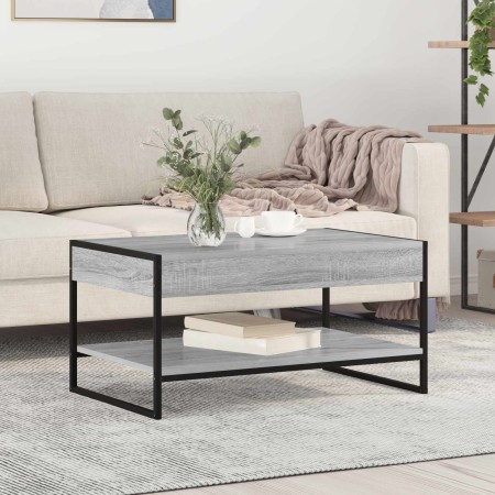Mesa de Café Gris Sonoma 80 x 50 x 40 cm Madera contrachapada en Mesas de centro | Comprar online en Foro24