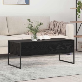 Mesa de Café Roble Negro 100 x 46 x 40 cm Madera contrachapada en Mesas de centro | Comprar online en Foro24