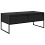 Mesa de Café Roble Negro 100 x 46 x 40 cm Madera contrachapada en Mesas de centro | Comprar online en Foro24