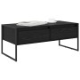 Mesa de Café Roble Negro 100 x 46 x 40 cm Madera contrachapada en Mesas de centro | Comprar online en Foro24