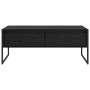 Mesa de Café Roble Negro 100 x 46 x 40 cm Madera contrachapada en Mesas de centro | Comprar online en Foro24