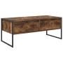 Mesa de Café Roble Humo 100 x 46 x 40 cm Madera contrachapada