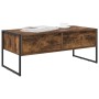 Mesa de Café Roble Humo 100 x 46 x 40 cm Madera contrachapada