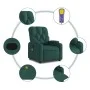 Liegemassagesessel aus dunkelgrünem Stoff von , Sessel - Ref: Foro24-372497, Preis: 237,37 €, Rabatt: %