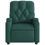 Dark green fabric reclining massage chair by , Armchairs - Ref: Foro24-372497, Price: 237,37 €, Discount: %