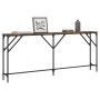 Konsolentisch Holzwerkstoff Eiche geräuchert 180x23x75 cm von , Seitentische - Ref: Foro24-837769, Preis: 61,93 €, Rabatt: %