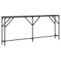 Konsolentisch Holzwerkstoff Eiche geräuchert 180x23x75 cm von , Seitentische - Ref: Foro24-837769, Preis: 61,93 €, Rabatt: %