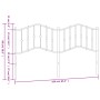 Kopfteil aus schwarzem Metall, 160 cm von , Kopf- und Fußteile - Ref: Foro24-373824, Preis: 36,98 €, Rabatt: %