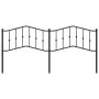 Cabecero de metal negro 193 cm de , Cabeceros y pies de cama - Ref: Foro24-373826, Precio: 35,66 €, Descuento: %
