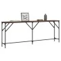 Konsolentisch aus braunem Holzwerkstoff Eiche 200x29x75 cm von , Seitentische - Ref: Foro24-837781, Preis: 67,59 €, Rabatt: %