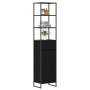 Gabinete de Baño con cajón Roble Negro 40 x 30 x 180 cm en Tocadores de baño | Comprar online en Foro24