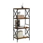 Bookcase with 4 smoked oak engineered wood shelves 59x35x132cm by , Bookcases and shelves - Ref: Foro24-837619, Price: 55,94 ...