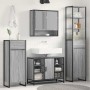 Gabinete de Baño con cajón Gris Sonoma 40 x 30 x 180 cm en Tocadores de baño | Comprar online en Foro24