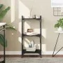 Librería de 3 estantes madera de ingeniería negro 40x30x86 cm de , Librerías y estanterías - Ref: Foro24-837627, Precio: 31,5...