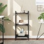Librería de 3 estantes madera de ingeniería negro 40x30x86 cm de , Librerías y estanterías - Ref: Foro24-837627, Precio: 31,9...