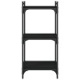 Librería de 3 estantes madera de ingeniería negro 40x30x86 cm de , Librerías y estanterías - Ref: Foro24-837627, Precio: 31,9...