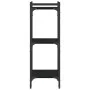 3-tier engineered wood bookshelf in black, 40x30x86 cm by , Bookcases and shelves - Ref: Foro24-837627, Price: 31,56 €, Disco...