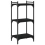 Librería de 3 estantes madera de ingeniería negro 40x30x86 cm de , Librerías y estanterías - Ref: Foro24-837627, Precio: 31,9...