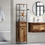 Gabinete de Baño con cajón Madera Vieja 40 x 30 x 180 cm en Tocadores de baño | Comprar online en Foro24