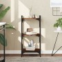 Librería 3 estantes madera ingeniería roble marrón 40x30x86 cm de , Librerías y estanterías - Ref: Foro24-837631, Precio: 36,...
