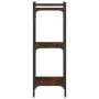 Bookshelf 3 shelves wood engineering oak brown 40x30x86 cm by , Bookcases and shelves - Ref: Foro24-837631, Price: 36,12 €, D...