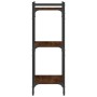 Librería 3 estantes madera ingeniería roble marrón 40x30x86 cm de , Librerías y estanterías - Ref: Foro24-837631, Precio: 36,...