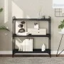 Librería de 3 estantes madera de ingeniería negro 80x30x86 cm de , Librerías y estanterías - Ref: Foro24-837667, Precio: 35,5...