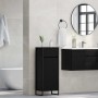 Gabinete de Baño con cajón Roble Negro 40 x 30 x 100 cm en Tocadores de baño | Comprar online en Foro24