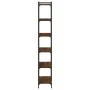 Bookshelf with 6 oak brown engineered wood shelves, 80x30x188 cm. by , Bookcases and shelves - Ref: Foro24-837686, Price: 82,...