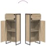 Gabinete de Baño Sonoma 40 x 30 x 100 cm Madera contrachapada en Tocadores de baño | Comprar online en Foro24