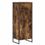 Gabinete de Baño con cajón Roble Humo 40 x 30 x 100 cm en Tocadores de baño | Comprar online en Foro24