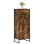 Gabinete de Baño con cajón Roble Humo 40 x 30 x 100 cm en Tocadores de baño | Comprar online en Foro24