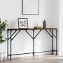 Konsolentisch Holzwerkstoff Räuchereiche 140x23x75 cm von , Seitentische - Ref: Foro24-837774, Preis: 58,13 €, Rabatt: %