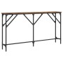 Konsolentisch Holzwerkstoff Räuchereiche 140x23x75 cm von , Seitentische - Ref: Foro24-837774, Preis: 58,13 €, Rabatt: %
