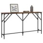 Mesa consola madera de ingeniería roble ahumado 140x23x75 cm de , Mesas auxiliares - Ref: Foro24-837774, Precio: 58,13 €, Des...