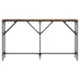Engineered wood smoked oak console table 140x23x75 cm by , Side tables - Ref: Foro24-837774, Price: 57,18 €, Discount: %