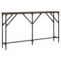 Konsolentisch Holzwerkstoff Räuchereiche 140x23x75 cm von , Seitentische - Ref: Foro24-837774, Preis: 58,13 €, Rabatt: %