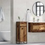 Gabinete de Baño con cajón Madera Vieja 40 x 30 x 100 cm en Tocadores de baño | Comprar online en Foro24
