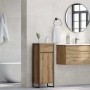 Gabinete de Baño con cajón Roble Artesanal 40 x 30 x 100 cm en Tocadores de baño | Comprar online en Foro24