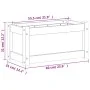 Douglasie Pflanzgefäß aus massivem Tannenholz 60x31x31 cm von , Töpfe und Pflanzgefäße - Ref: Foro24-837445, Preis: 35,92 €, ...